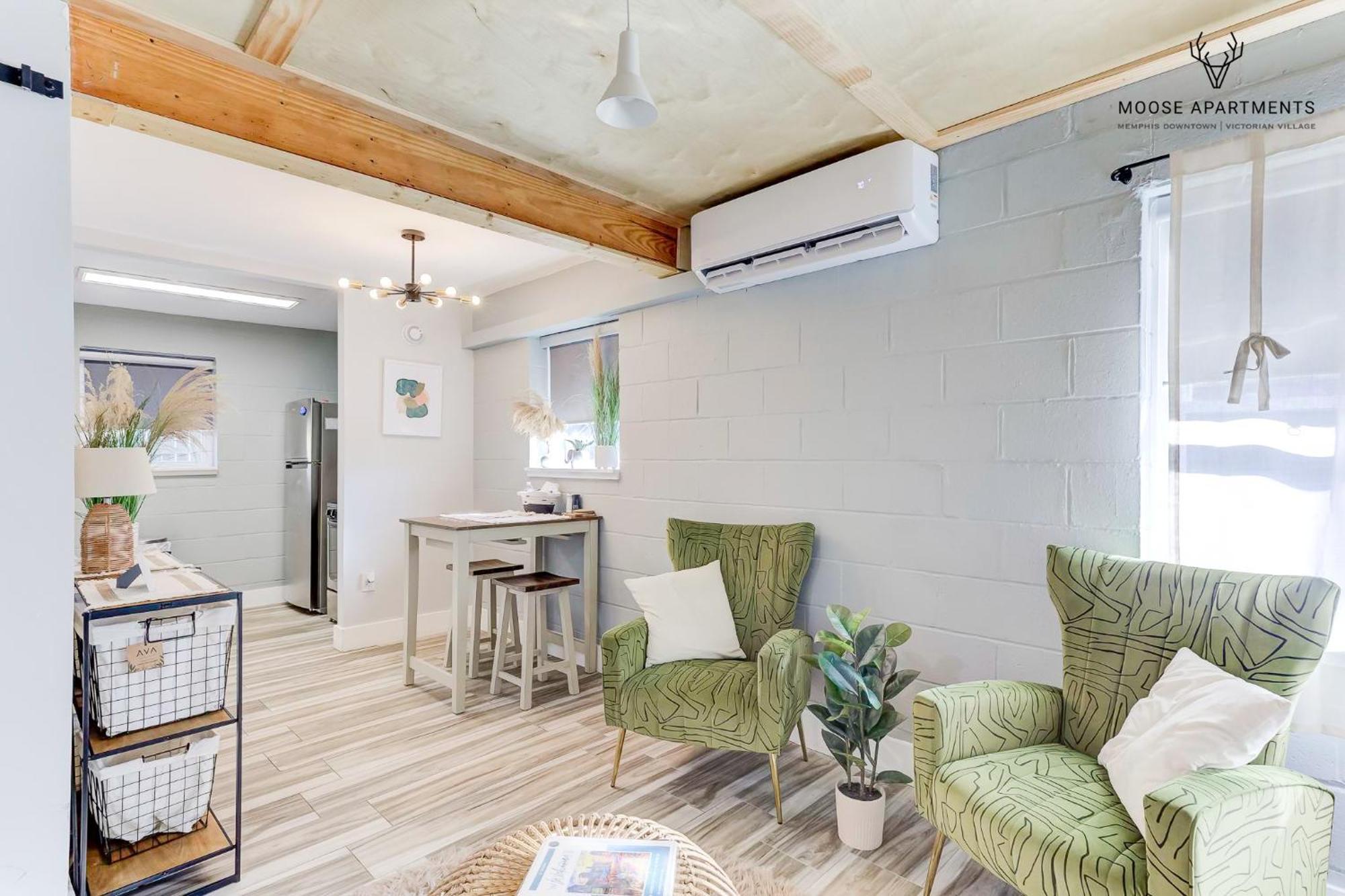 The Moose #6 - Modern Luxe Studio With Free Parking & King Bed Memphis Buitenkant foto