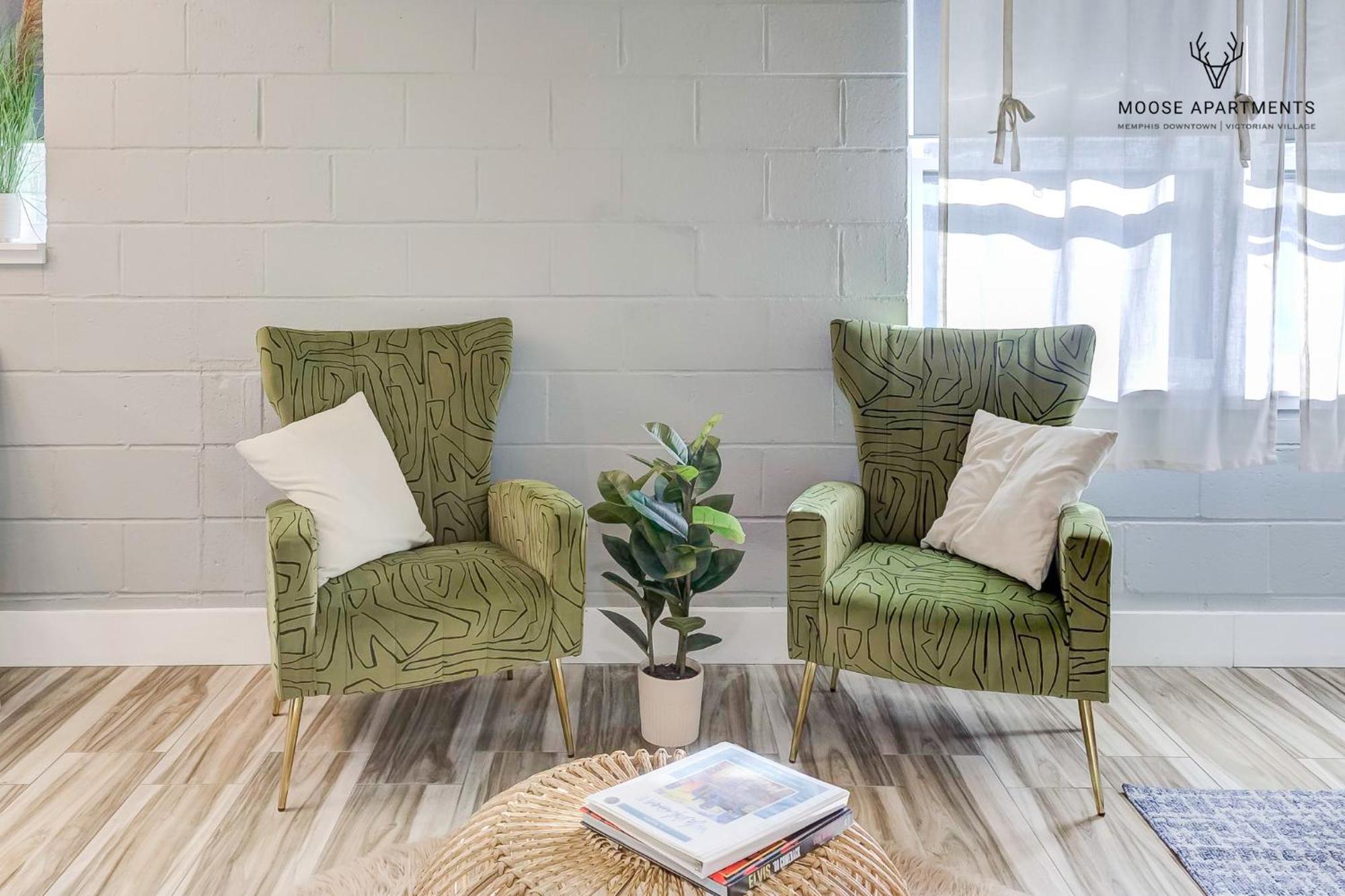 The Moose #6 - Modern Luxe Studio With Free Parking & King Bed Memphis Buitenkant foto